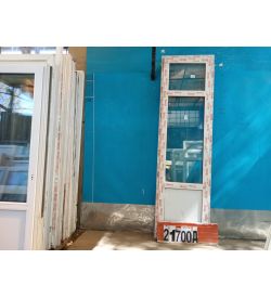 Пластиковые Двери Б/У 2430(в) х 700(ш) Балконные 