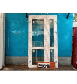 Пластиковые Двери 2270(в) х 1250(ш) Входные Штульповые КБЕ