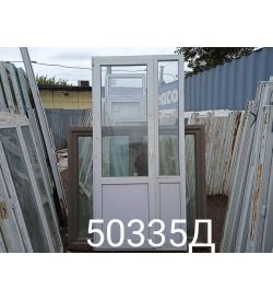 Двери Пластиковые Б/У 2360(в) х 1130(ш) Балконные