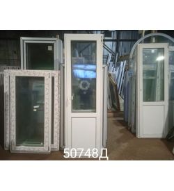 Двери Пластиковые БУ 2200(в) х 670(ш) Балконные 