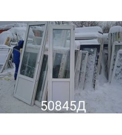 Двери Пластиковые Б/У 2210(в) х 680(ш) Балконные