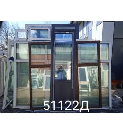 Пластиковые Двери Б/У 2300(в) х 710(ш) Балконные 