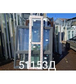 Пластиковые Двери Б/У 2420(в) х 650(ш) Балконные Techno