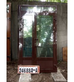 Алюминевые Двери Б/У 2430(в) х 1380(ш) Входные Штульповые 