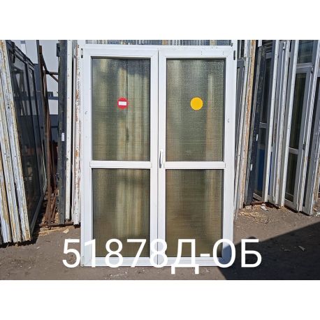 Пластиковые Двери Б/У 2130(в) х 1490(ш) Штульповые Балконные Неликвид