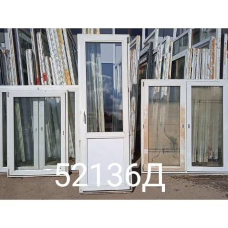 Пластиковые Двери Б/У 2220(в) х 740(ш) Балконные 