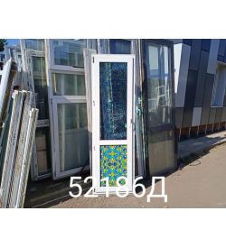 Двери Пластиковые Б/У 2180(в) х 670(ш) Балконные