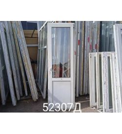 Двери Пластиковые Б/У 2180(в) х 680(ш) Балконные