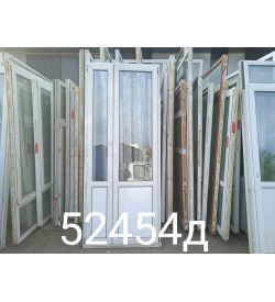 Двери Пластиковые Б/У 2580(в) х 1070(ш) Штульповые Балконные