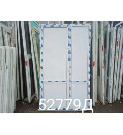 Пластиковые Двери БУ 2400(в) х 1400(ш) Балконные Сэндвич-панель PROPLEX