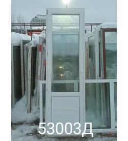 Двери Пластиковые Б/У 2450(в) х 760(ш) Балконные