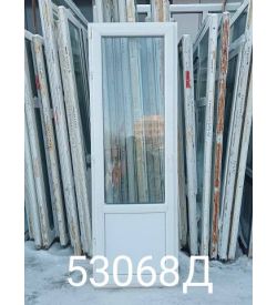 Двери Пластиковые Б/У 2230(в) х 740(ш) Балконные 