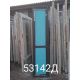 Двери Пластиковые Б/У 2700(в) х 620(ш) Балконные Сэндвич-панель