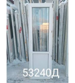 Двери Пластиковые Б/У 2190(в) х 680(ш) Балконные