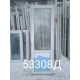 Двери Пластиковые Б/У 2250(в) х 770(ш) Балконные