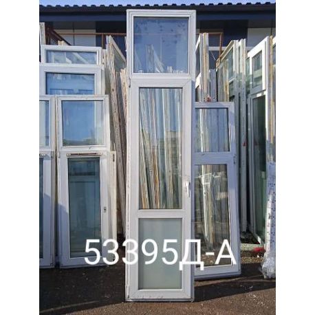 Двери Пластиковые Б/У 2750(в) х 650(ш) Балконные