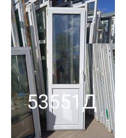 Двери Пластиковые Б/У 2220(в) х 710(ш) Балконные