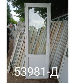 Двери Пластиковые Б/У 2260(в) х 760(ш) Балконные