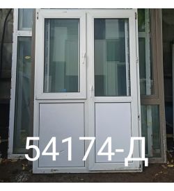 Двери Пластиковые Б/У 1990(в) х 1290(ш) Балконные Неликвид