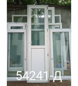 Двери Пластиковые Б/У 2360(в) х 660(ш) Балконные