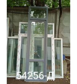 Двери Пластиковые Б/У 2570(в) х 700(ш) Балконные Brusbox
