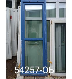 Двери Пластиковые Б/У 2080(в) х 720(ш) Балконные Неликвид