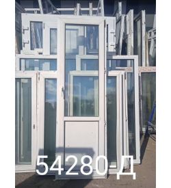 Двери Пластиковые Б/У 2130(в) х 670(ш) Балконные