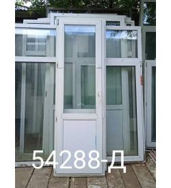 Двери Пластиковые Б/У 2150(в) х 670(ш) Балконные