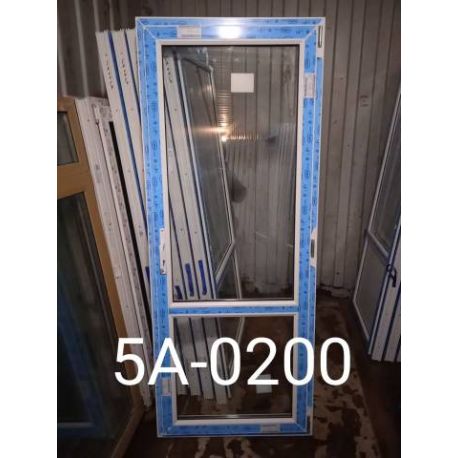 Пластиковые Двери 2000(в) х 800(ш) Межкомнатные Готовые Стекло/Стекло WHS Л