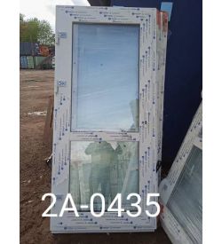 Двери Готовые Пластиковые 2050(в) х 950(ш) Входные Стекло/стекло PROPLEX П