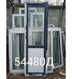 Двери Пластиковые Б/У 2380(в) х 750(ш) Балконные