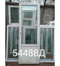 Двери Пластиковые Б/У 2400(в) х 830(ш) Балконные