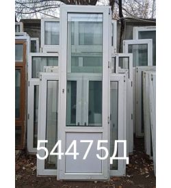 Двери Пластиковые Б/У 2460(в) х 730(ш) Балконные