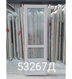 Двери Пластиковые Б/У 2450(в) х 800(ш) Балконные
