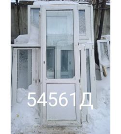 Двери Пластиковые Б/У 2320(в) х 760(ш) Балконные