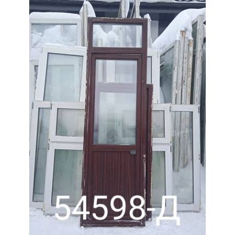 Двери Пластиковые Б/У 2510(в) х 750(ш) Балконные