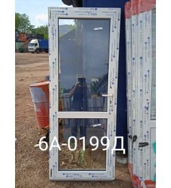 Пластиковые Двери 2000(в) х 800(ш) Межкомнатные Готовые Стекло/Стекло PROPLEX П
