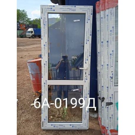 Пластиковые Двери 2000(в) х 800(ш) Межкомнатные Готовые Стекло/Стекло PROPLEX П