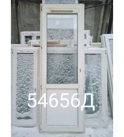Двери Пластиковые Б/У 2230(в) х 780(ш) Балконные