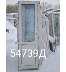 Двери Пластиковые Б/У 2300(в) х 690(ш) Балконные Rehau