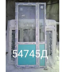 Двери Пластиковые Б/У 2380(в) х 1150(ш) Балконные Wintech