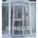 Двери Пластиковые Б/У 2110(в) х 680(ш) Балконные Неликвид