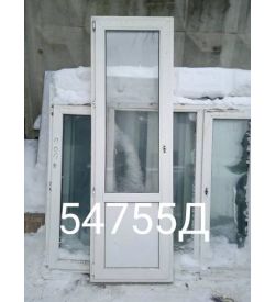 Пластиковые Двери Б/У 2110(в) х 660(ш) Балконные