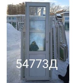 Двери Пластиковые Б/У 2140(в) х 670(ш) Балконные