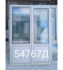 Двери Пластиковые Б/У 2110(в) х 1480(ш) Балконные