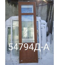 Двери Пластиковые Б/У 2400(в) х 730(ш) Балконные