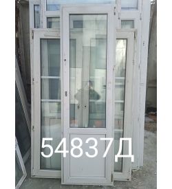 Двери Пластиковые Б/У 2220(в) х 670(ш) Балконные