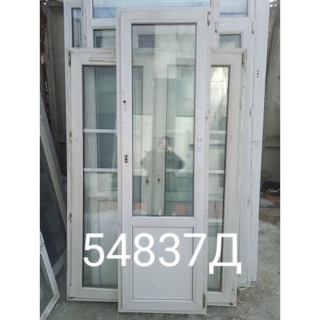 Двери Пластиковые Б/У 2220(в) х 670(ш) Балконные