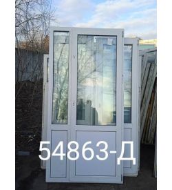 Двери Пластиковые Б/У 2310(в) х 1140(ш) Балконные
