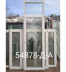 Двери Пластиковые Б/У 2590(в) х 800(ш) Балконные